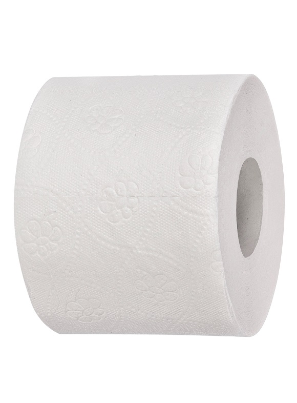 Toilettenpapier Kleinrolle, 3-lagig,
250 Blatt, Zellulose
3 x 15,0 g/m², Blatt 9,5 x 11,0 cm, Ø Hülse
4,5cm, Ø Rolle 11,0cm, hochweiß > 80°, 9
x 8 Rollen, 28 VE je Pal, Palettenhöhe
210,00cm, Zertifikate: FSC® C143855