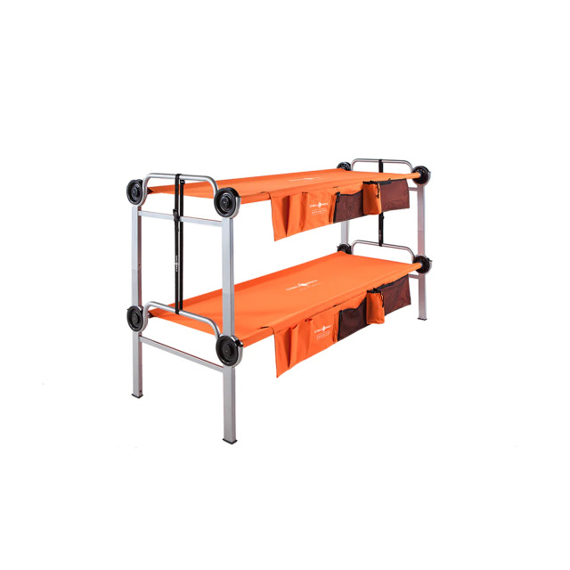 Seitentasche Disc-O-Bed, kompatibel mit allen Disc-O-Bed-Systemen, 600D Polyester mit PVC Beschichtung, Anbringung mittels Klettverschluss, orange